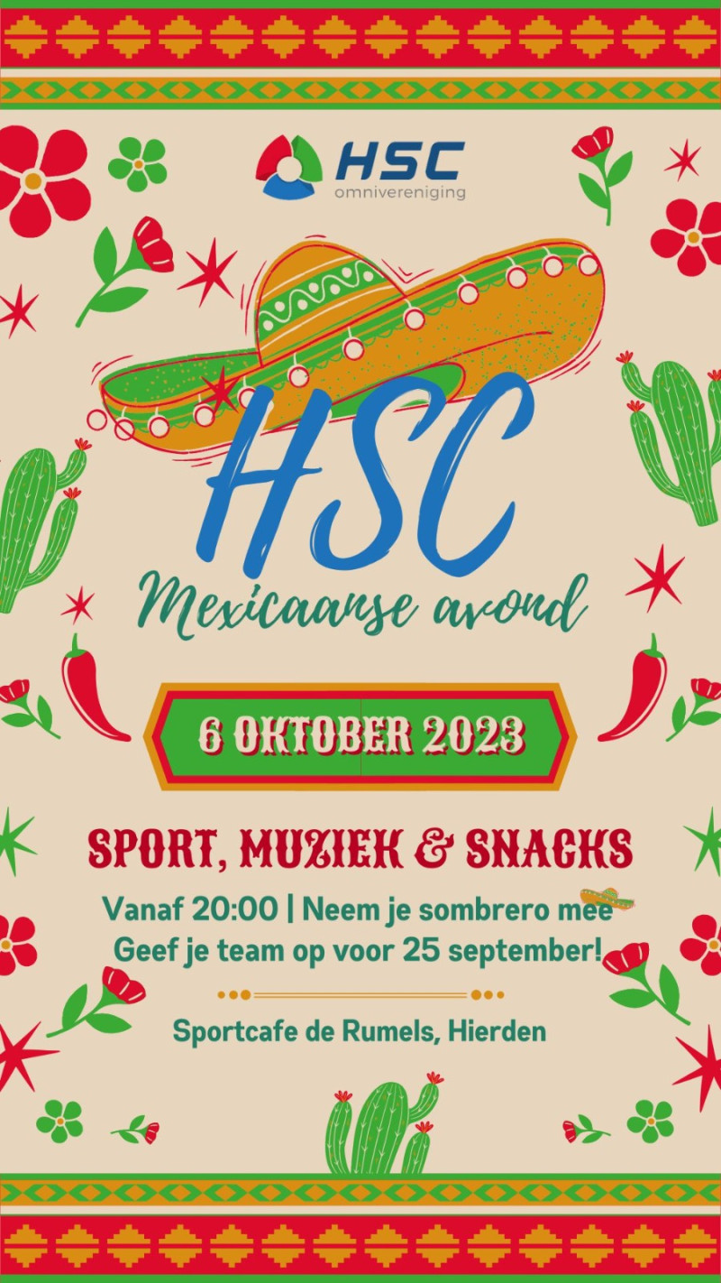 HSC Mexicaanse avond